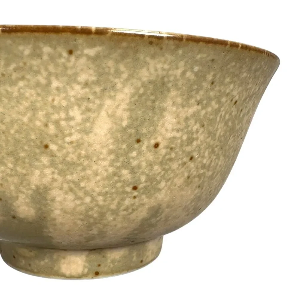Thai Pottery Snowflake Star Rice Serving Bowls Lot‎ of 2 Art Stoneware Pottery